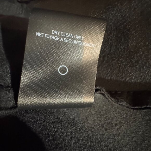 Adrienne‎ Vittadini Womens 1X Black Faux Suede Open Front Waterfall Cardigan - Picture 6 of 8